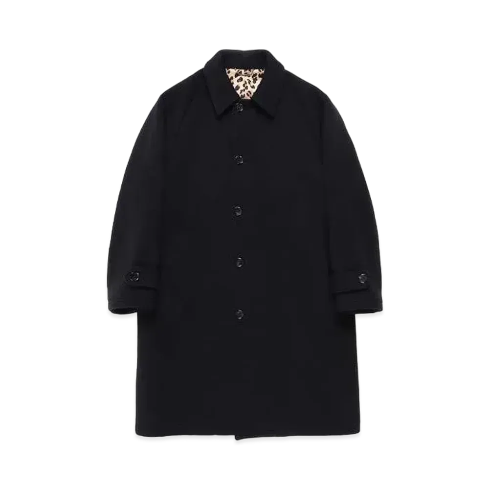 WACKO MARIA Bal Collar Coat "Black"