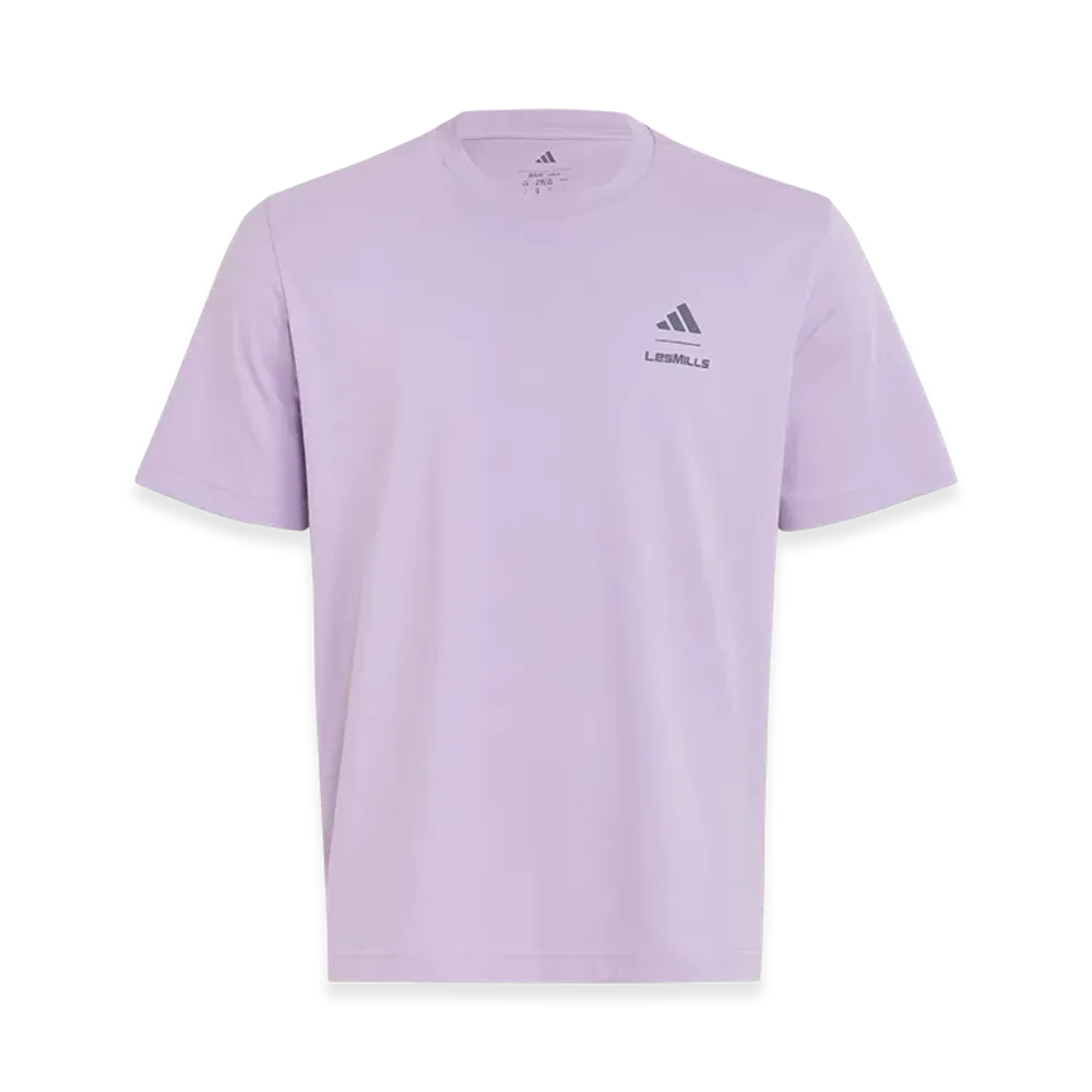 adidas Les Mills Globe Graphic T-Shirt "Powder Plum"
