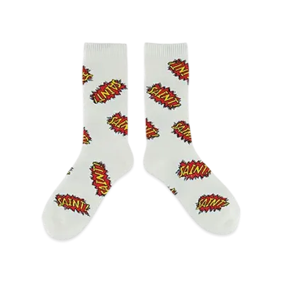 Saint Mxxxxxx Socks Pow "White"