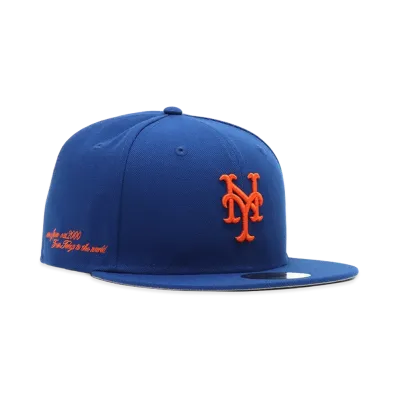 NEW ERA x atmos 59Fifty atmos AJ2000-T2W New York Mets "Blue"