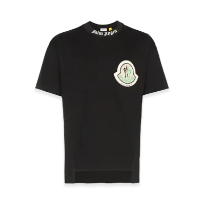 MONCLER x Palm Angels Logo T-Shirts "Black"