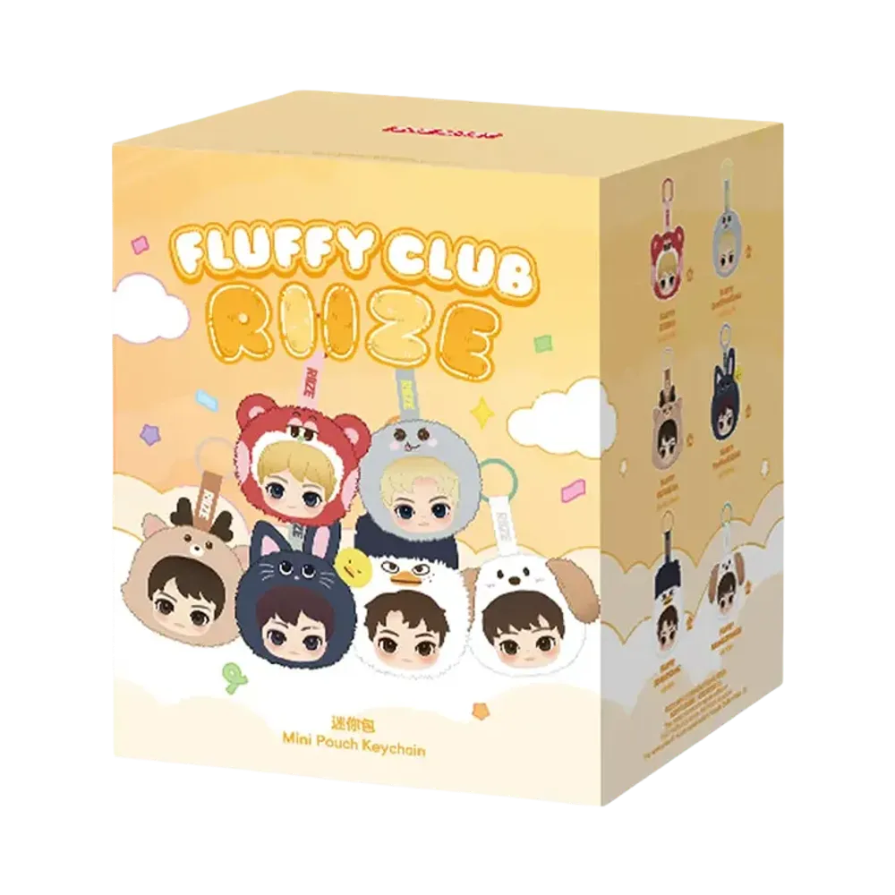 POP MART RIIZE Fluffy Club Series Mini Pouch Keychain [Piece]