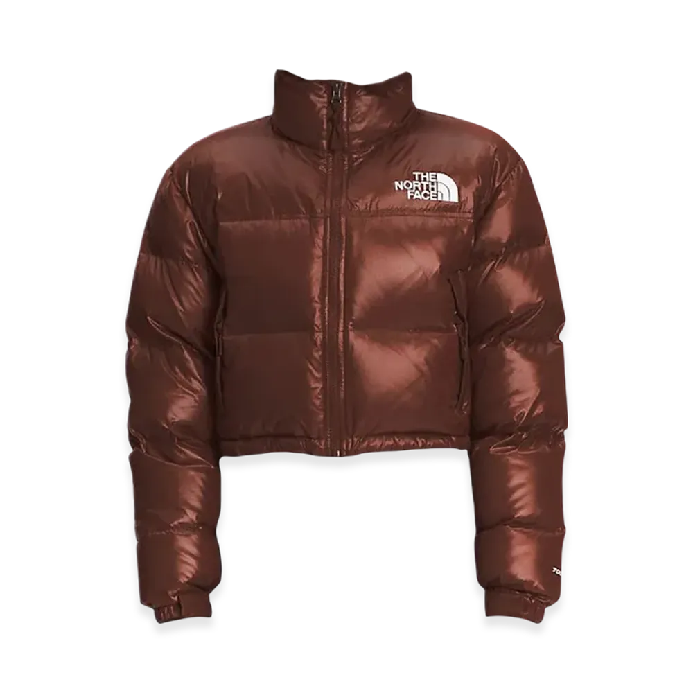 The North Face Women's Nuptse Short Jacket "Dark Oak"