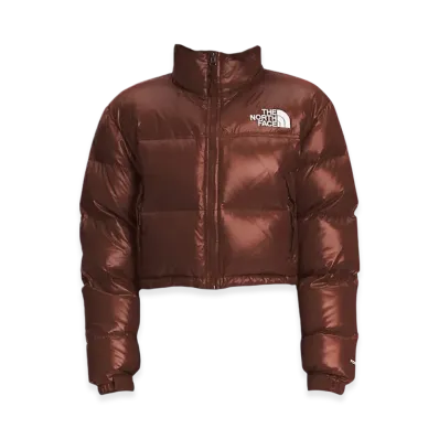 The North Face Women's Nuptse Short Jacket "Dark Oak"