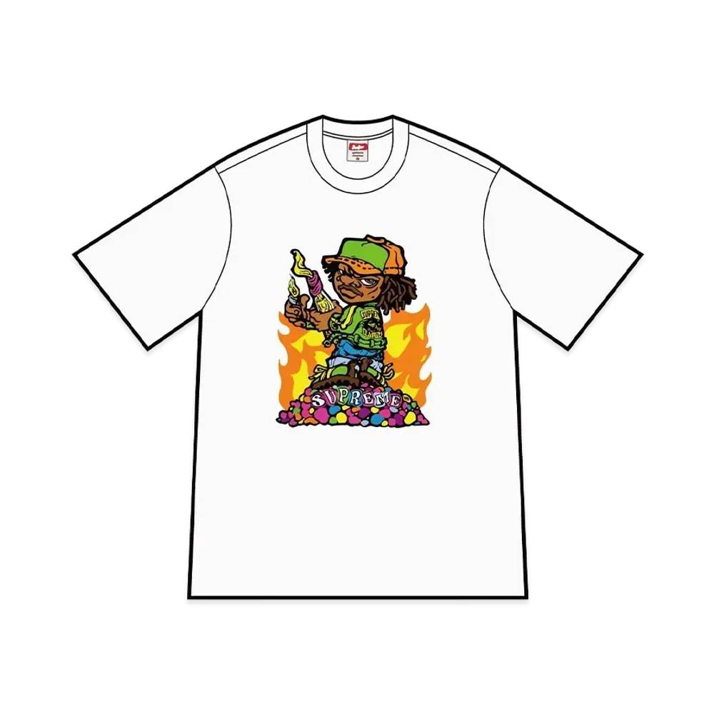 Supreme Molotov Kid Tee "White"
