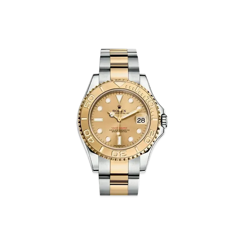 ROLEX Yacht-Master "Champagne/Stainless Steel/Yellow Gold"