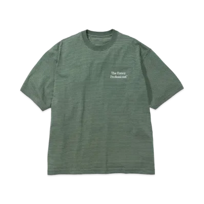ENNOY 22SS S/S Border Tee "Green" SS22BRENCT05AM