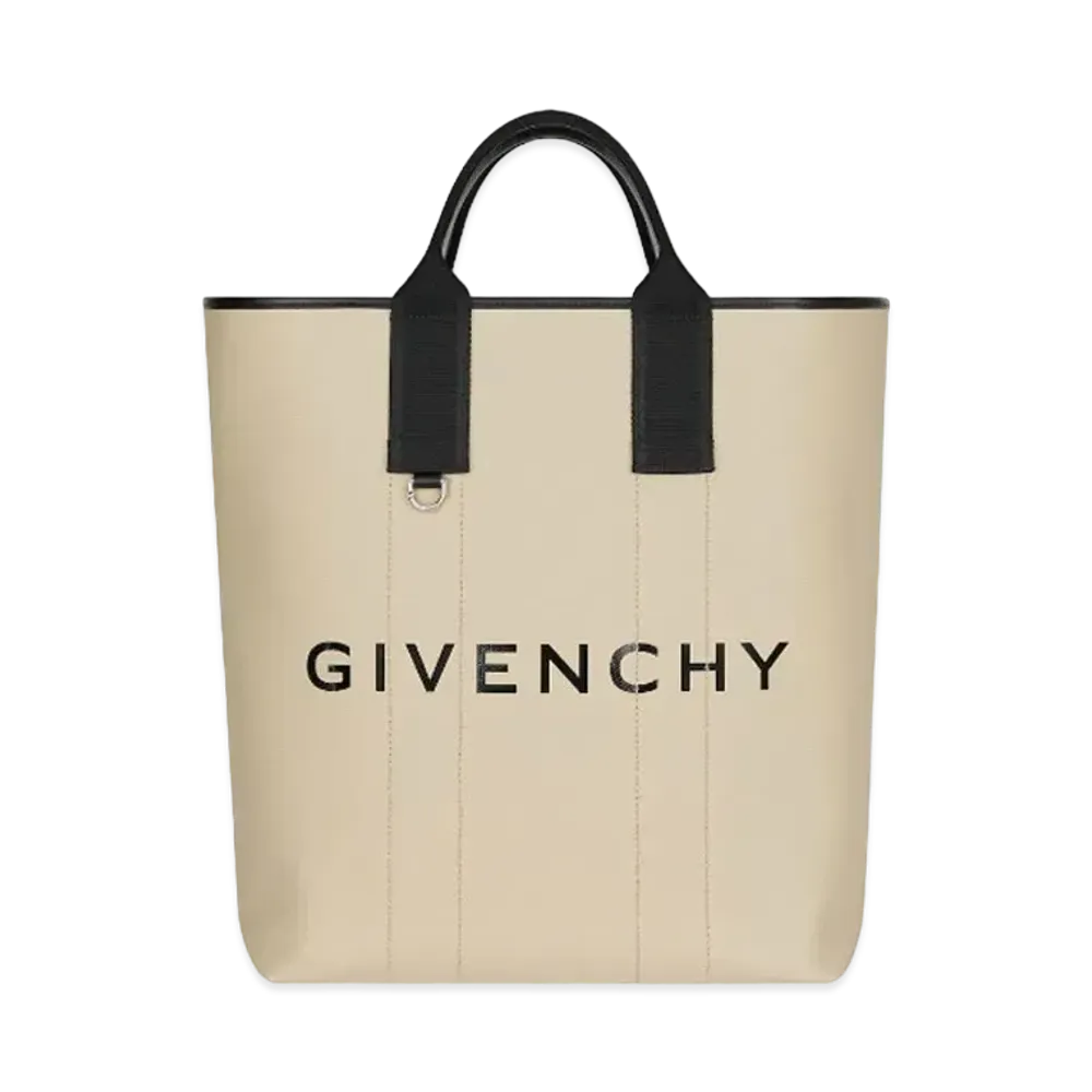 GIVENCHY G-Essentials Large Tote Bag In Coated Canvas "Natural Beige"