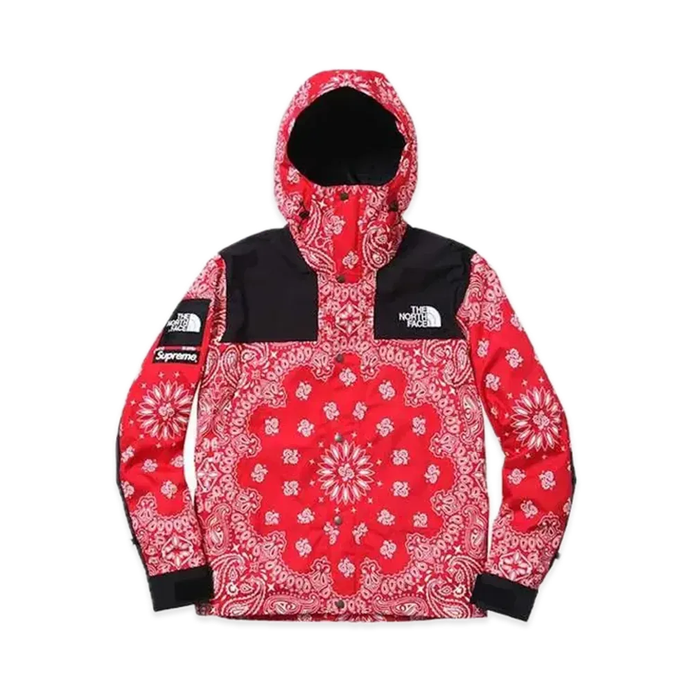 Supreme x The North Face Bandana Mountain Parka "Red"