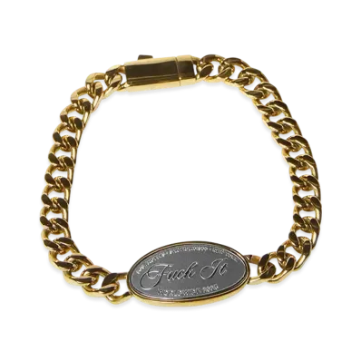 HUF Summer 25 Fuck It Bracelet "Gold"