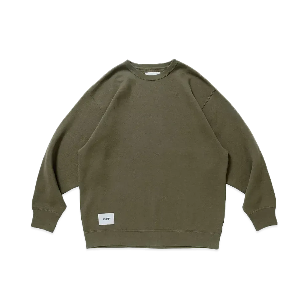 WTAPS AII 01 / Sweater / Cotton. Sign "Olive Drab"