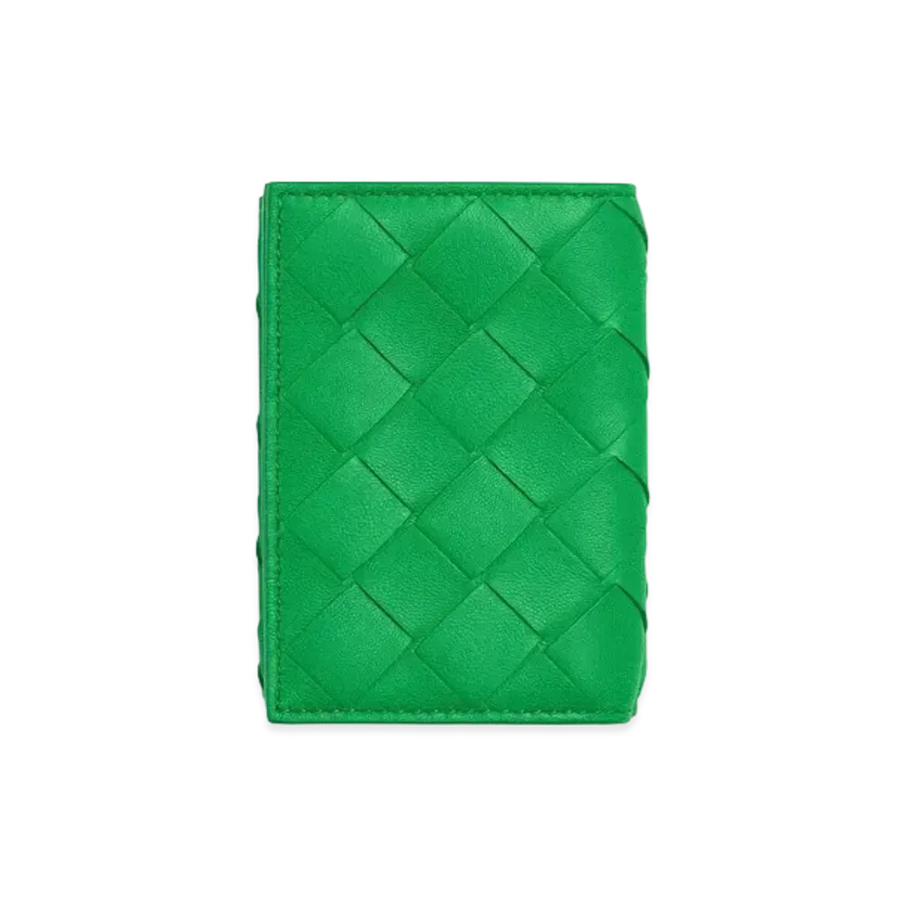 Bottega Veneta Tiny Trifold Wallet "Parakeet"