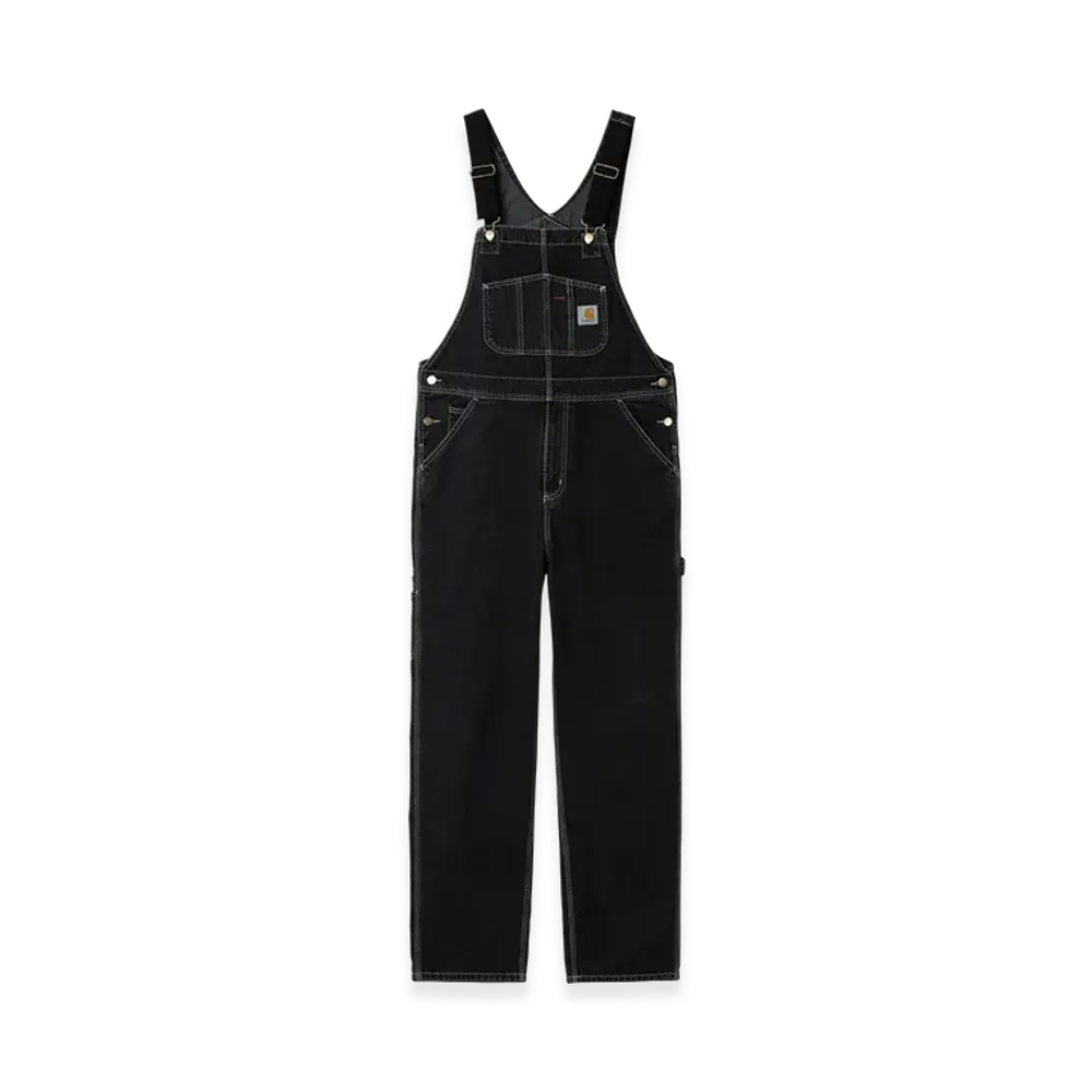 Carhartt WIP Bib Overall "Black(Stone Washed)"