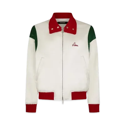 Dsquared2 Owling Satin Bomber "Mastic Beige"