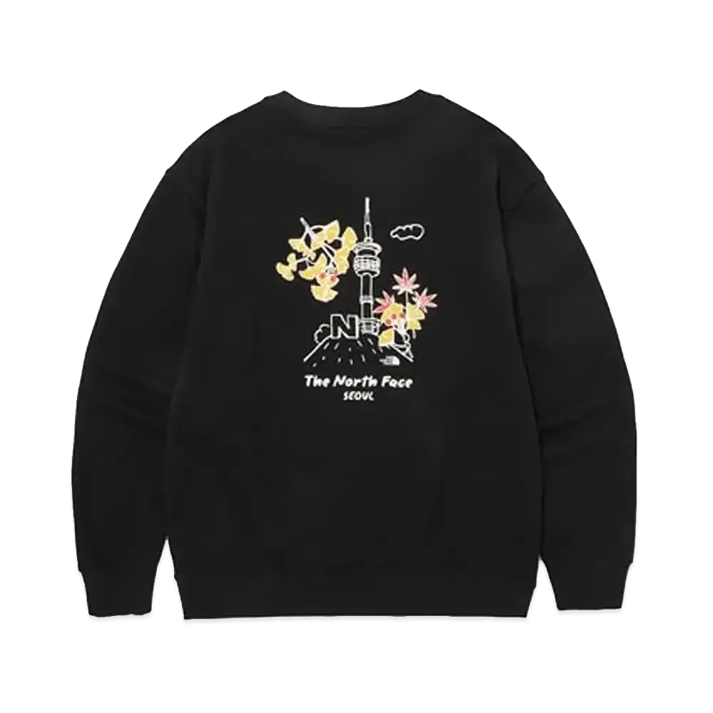 The North Face Seoul Four Seasons Sweatshirts "Real Black"