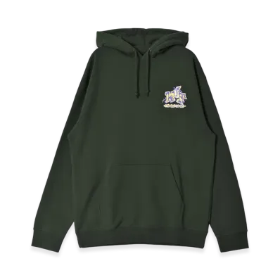 HUF Productions P/O Hoodie "Hunter Green"