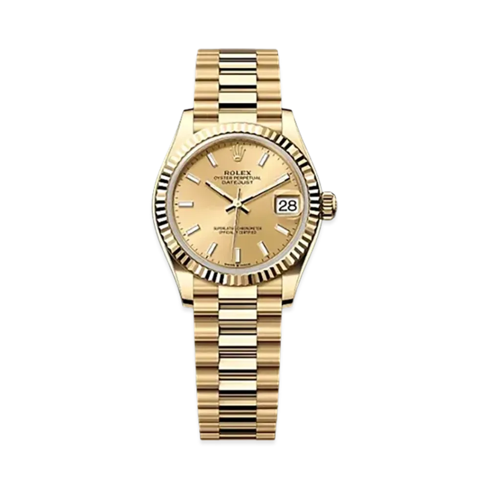 ROLEX Datejust 31mm Yellow Gold 278278 "Champagne-colour"