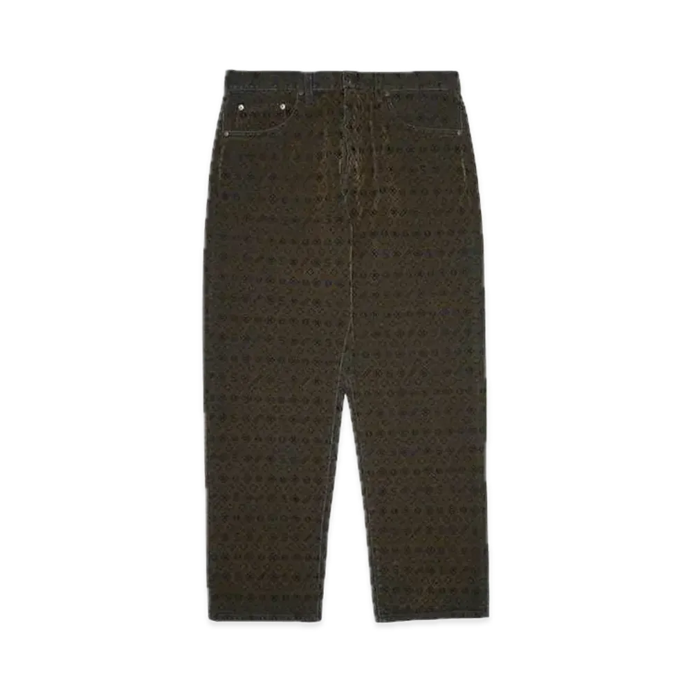 Supreme Flocked Loose Fit Jean "Black"