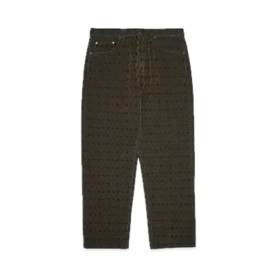 Supreme Flocked Loose Fit Jean "Black"