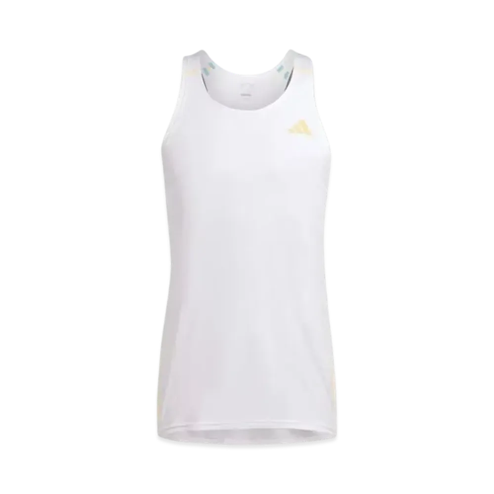 adidas Adizero Running Singlet "White/Spark"