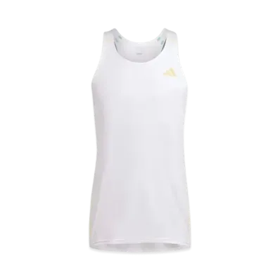 adidas Adizero Running Singlet "White/Spark"