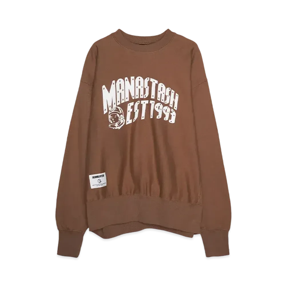 BBC x MANASTASH ARCH LOGO SWEATSHIRTS "BROWN"
