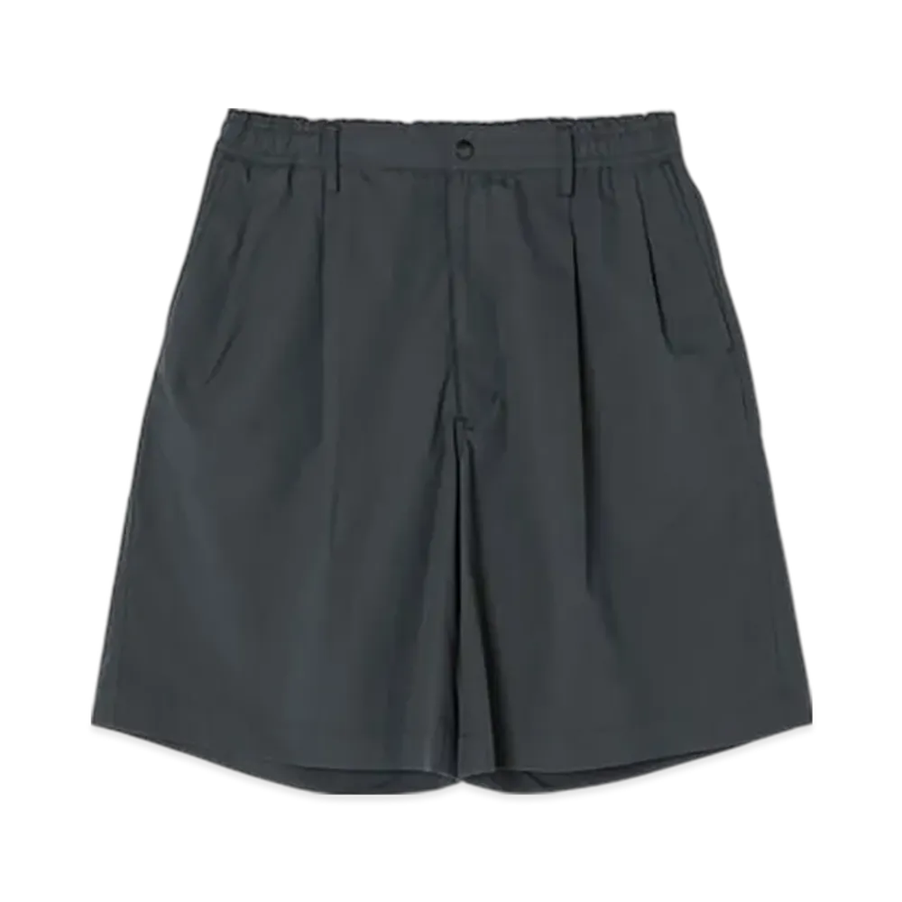 N.HOOLYWOOD Tuck Half Pants "Charcoal"