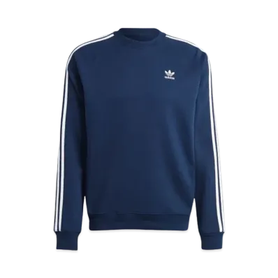 adidas Adicolor Classics Three Stripes Crew Neck "Night Indigo"