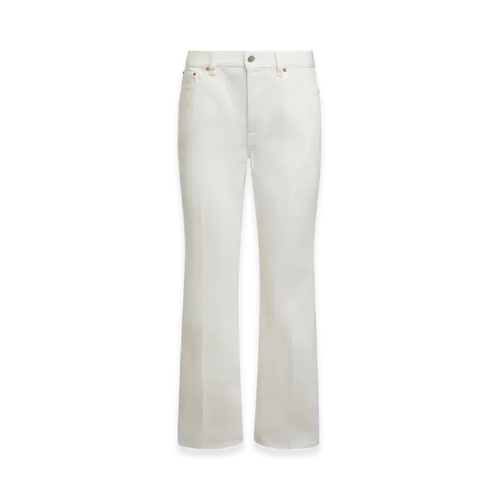 GUCCI Women's Cropped Jeans "White"