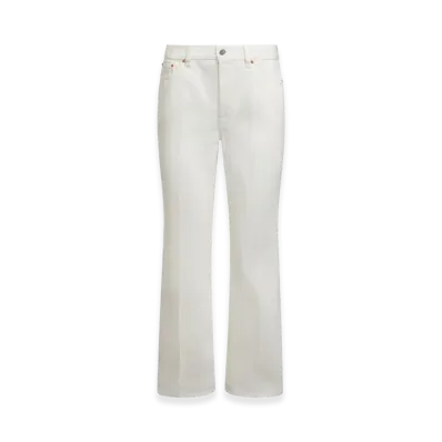 GUCCI Women's Cropped Jeans "White"
