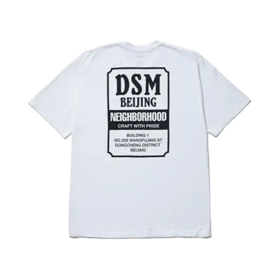 NEIGHBORHOOD x Dover Street Market Beijing SS T-Shirt "White"