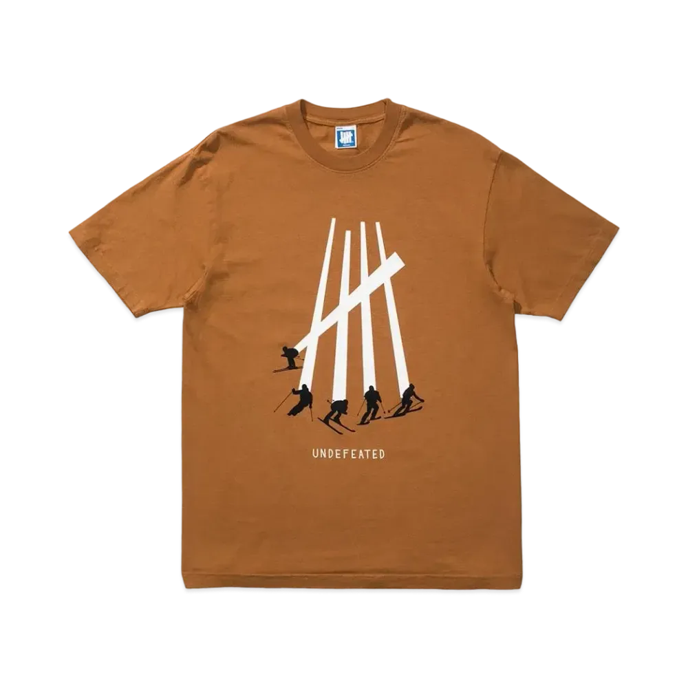 UNDEFEATED FIVE TRACKS S/S TEE - 80276 "Brown"