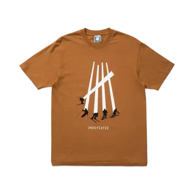 UNDEFEATED FIVE TRACKS S/S TEE - 80276 "Brown"