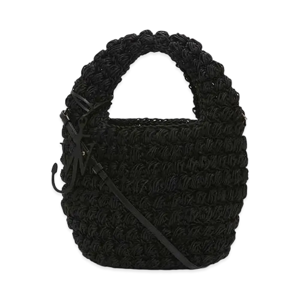 JW ANDERSON Popcorn Shoulder Bag "Black"