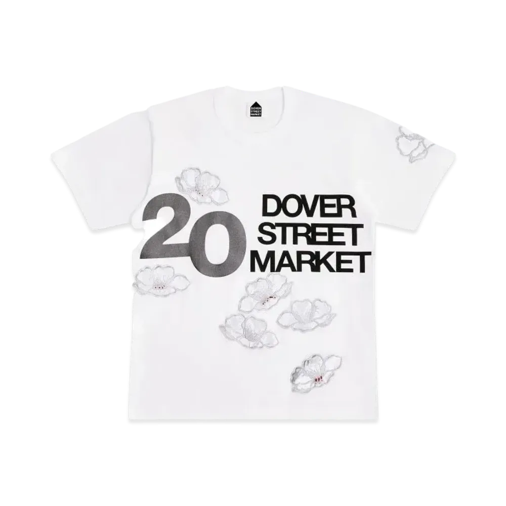 Dover Street Market London x Cecilie Bahnsen 20th Anniversary Tee "White"