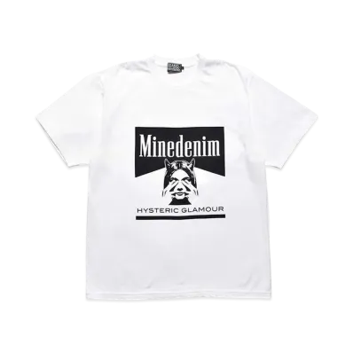 MINEDENIM x HYSTERIC GLAMOUR T-Shirt "White"