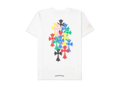 Chrome Hearts Multi Color Cemetery Cross T-Shirt "White"