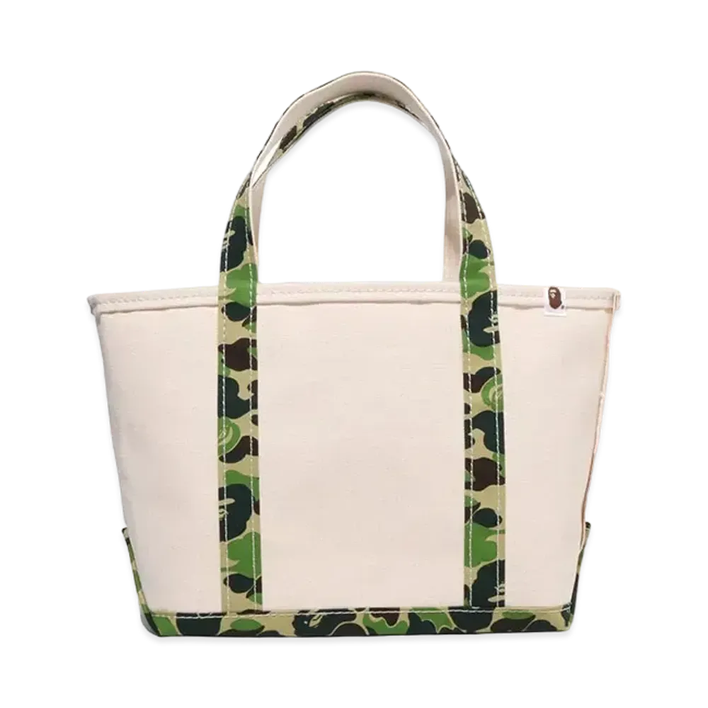 SAINT Mxxxxxx x A BATHING APE Tote Bag M "Ivory"