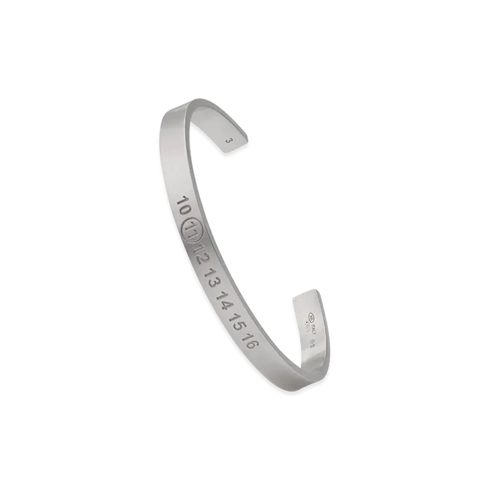 Maison Margiela Numbering Cuff "Silver"