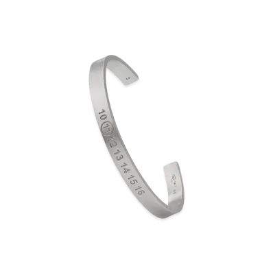 Maison Margiela Numbering Cuff "Silver"