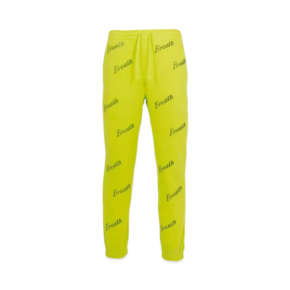 BREATH Rhinestone Sweat Pants "Yellow"