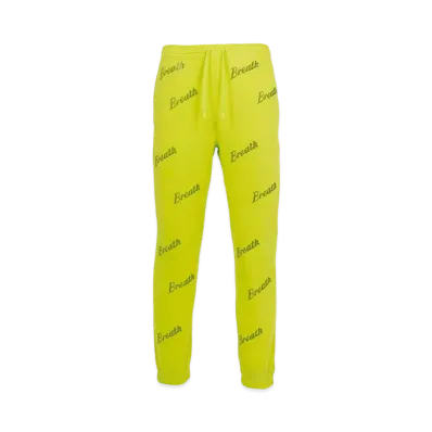 BREATH Rhinestone Sweat Pants "Yellow"