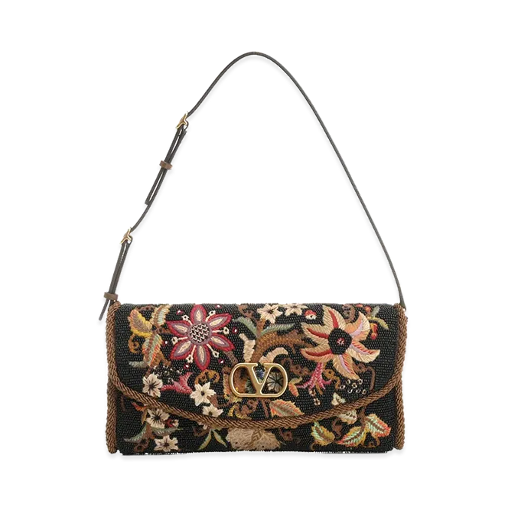Valentino Women's "Devain" Small Shoulder Bag "Multicolor"