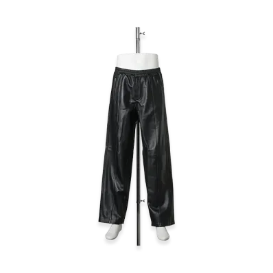 adidas A-TYPE A Leather Track Pants "Black"