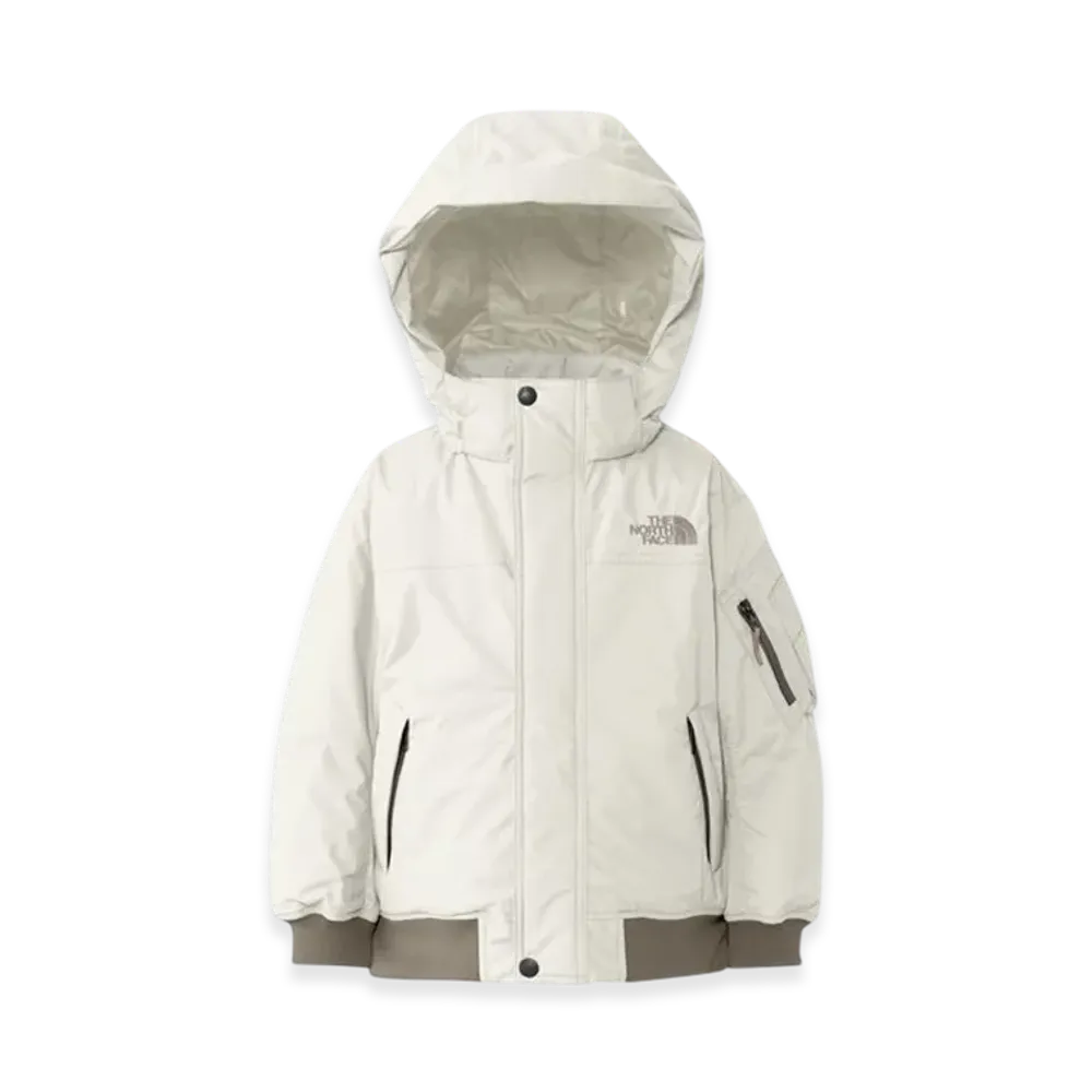 The North Face Toddler Winter Bomber Jacket Kids "White Dune"