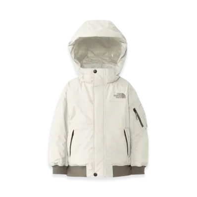 The North Face Toddler Winter Bomber Jacket Kids "White Dune"