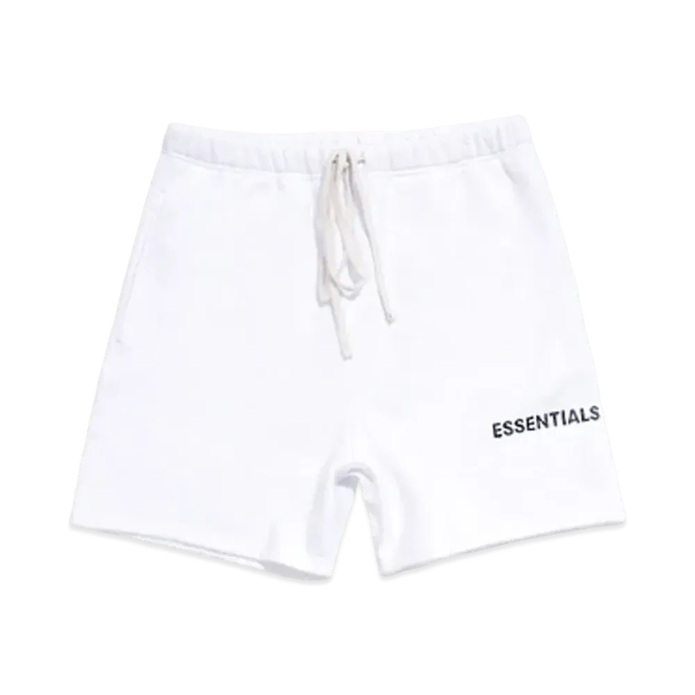 FEAR OF GOD Essentials Graphic Sweat Shorts "White"