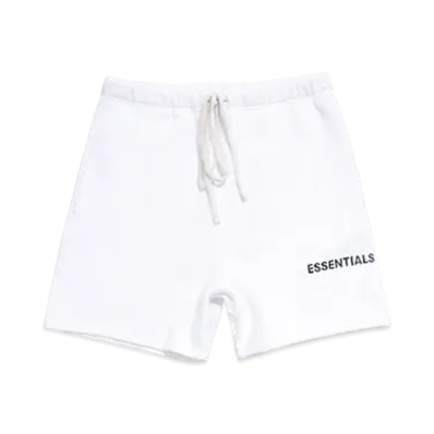 FEAR OF GOD Essentials Graphic Sweat Shorts "White"