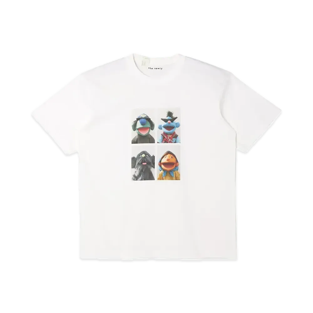 N.HOOLYWOOD x THE KIDDING HEADS Oh...Heads! T-Shirt "White"
