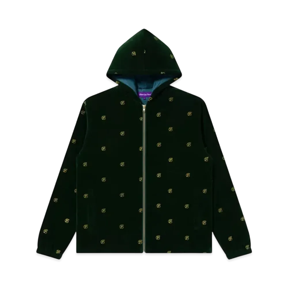 BlackEyePatch B Emblem Patterned Jacket "Green"